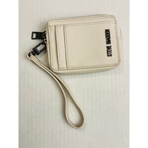 Steve Madden Bpipper Zip Around Card Case Wristlet wallet coin purse